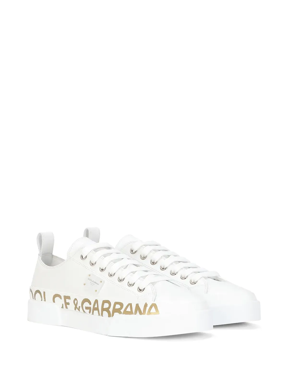 Dolce & Gabbana ロゴプリント ロー・トップスニーカー - 画像2