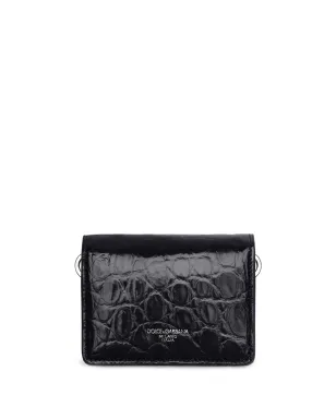 Dolce & Gabbana ロゴスタンプ型押しレザー ウォレット - サムネイル1