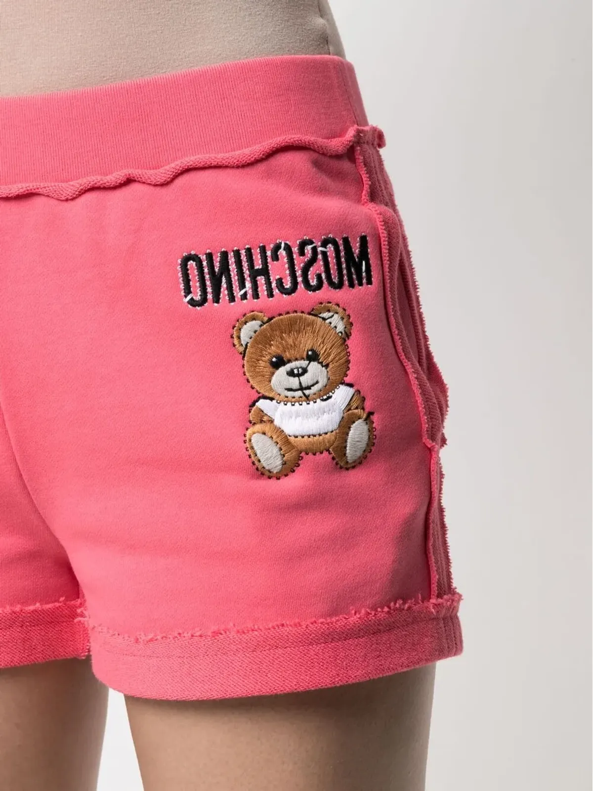 Moschino ロゴ刺繍 ジャージーショーツ - 画像5