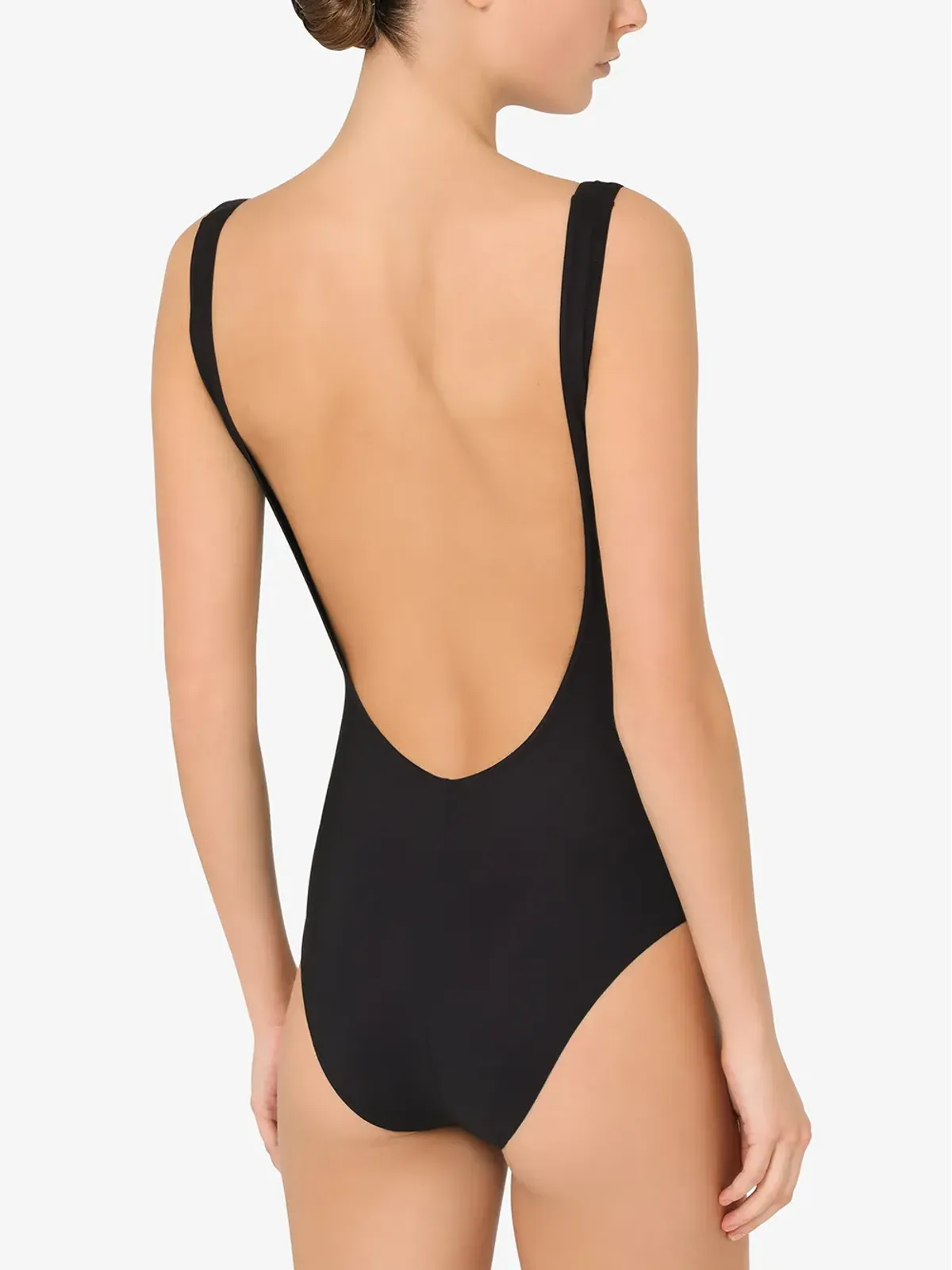 Dolce & Gabbana ロゴタグ・スクープバック水着 - 画像3