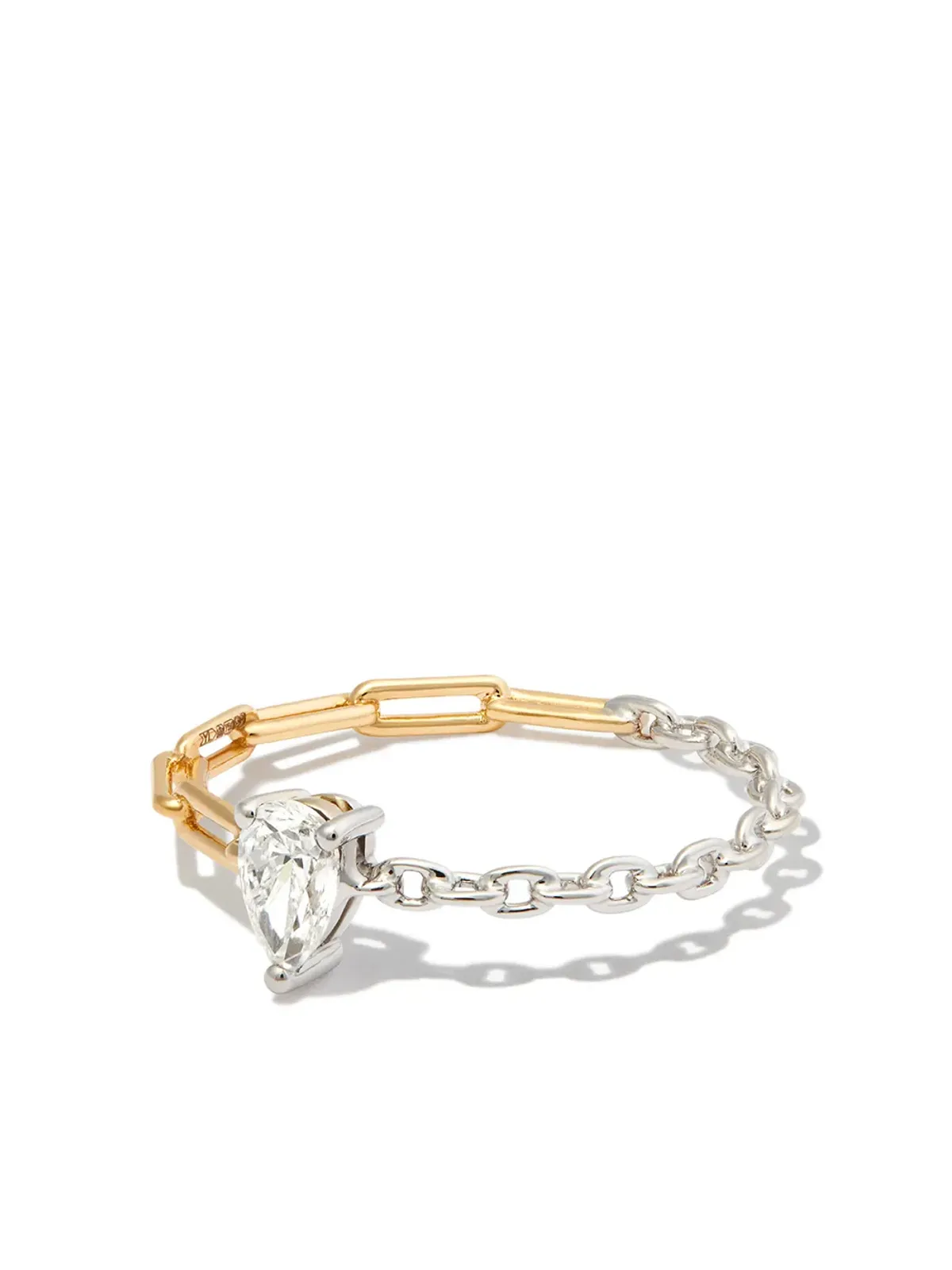 Yvonne Léon 18K イエローゴールドとホワイトゴールド ダイヤモンド リング - 画像1