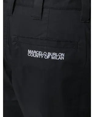 COUNTY OF MILAN ロゴ刺繍カーゴパンツ - サムネイル5