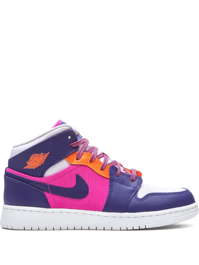 Nike Kids Nike Kids エアジョーダン 1 ミッド Fire Pink スニーカーの商品画像