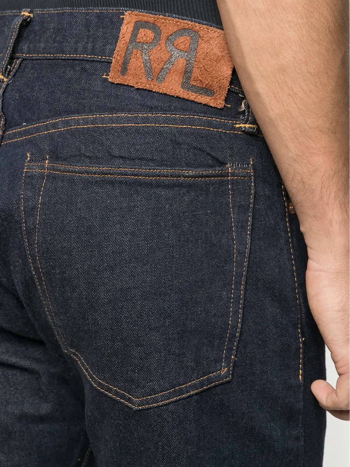 Ralph Lauren RRL 生インディゴデニムジーンズ - 画像5
