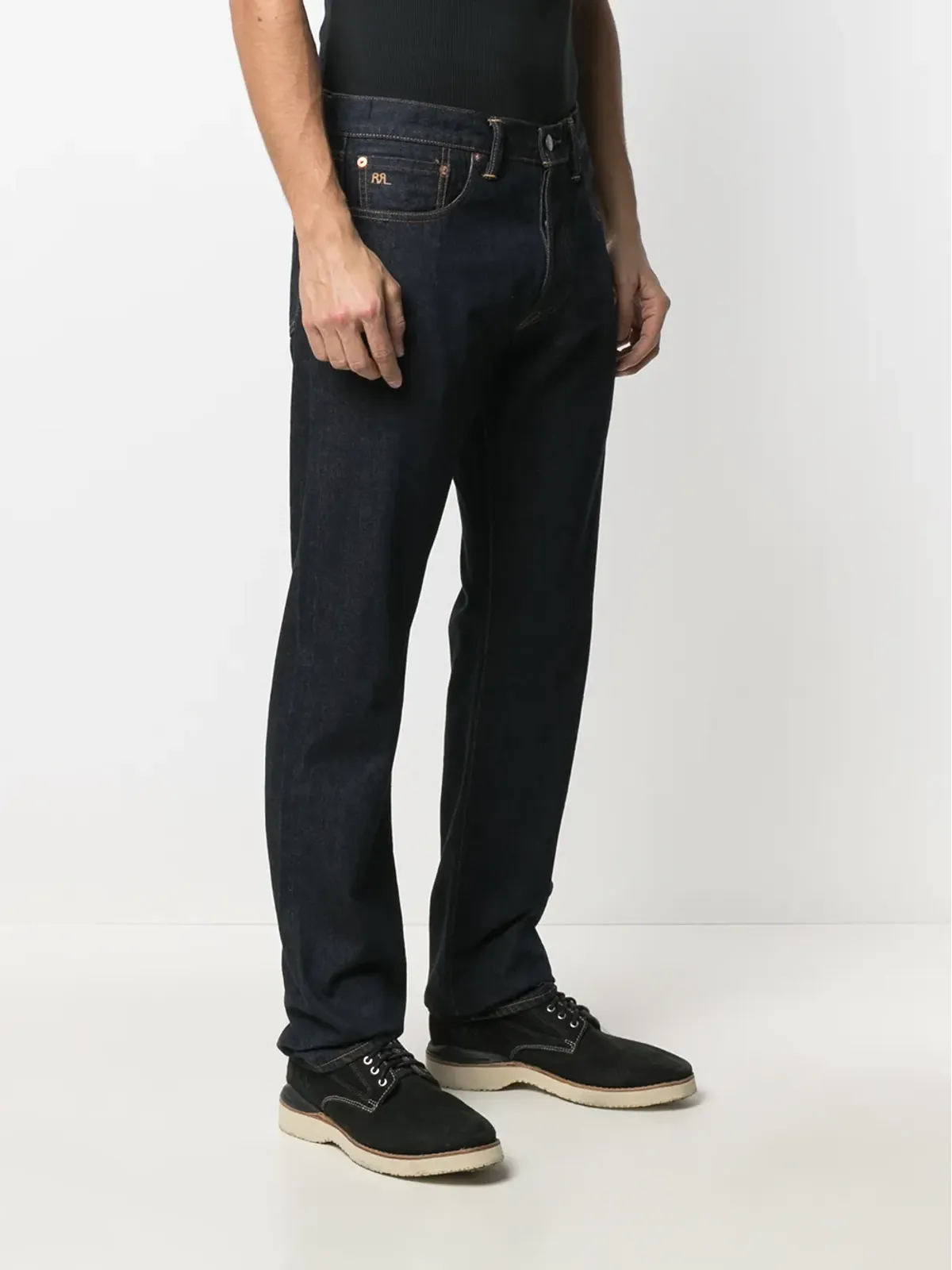 Ralph Lauren RRL 生インディゴデニムジーンズ - 画像3