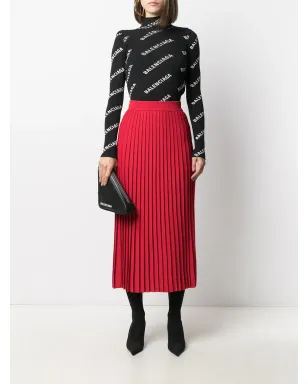 Balenciaga プリーツミディスカート - サムネイル2