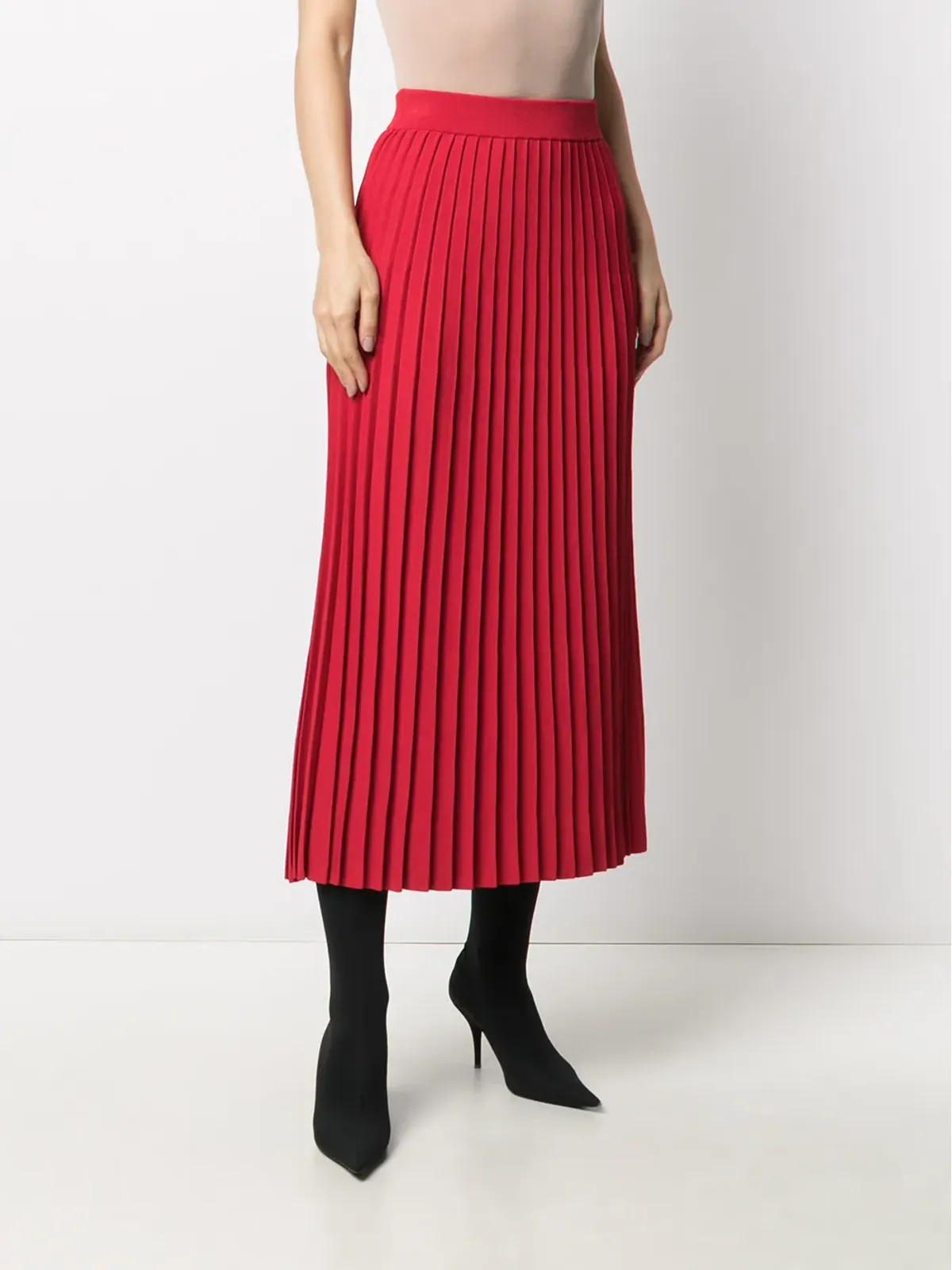 Balenciaga プリーツミディスカート - 画像3