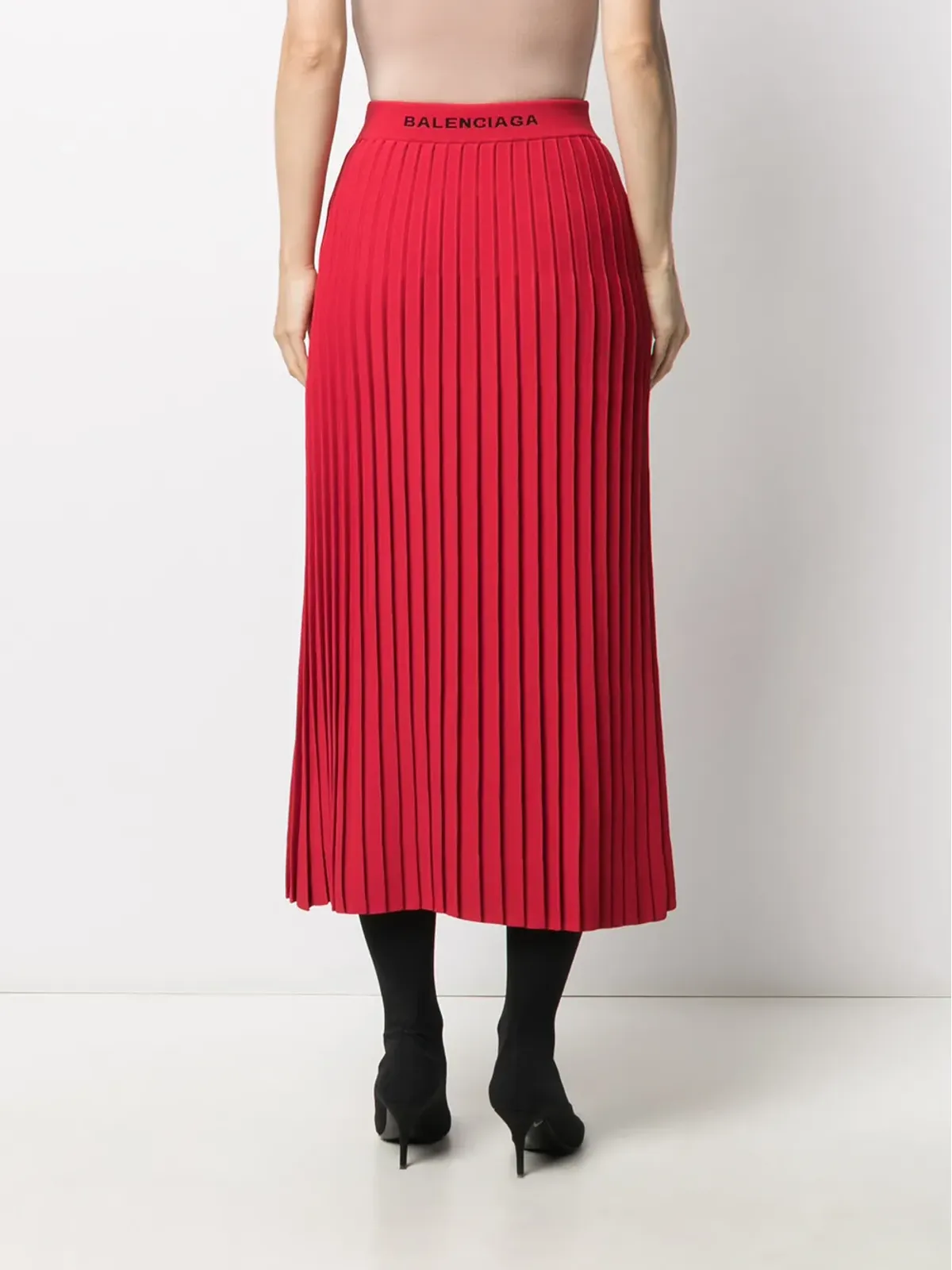 Balenciaga プリーツミディスカート - 画像4