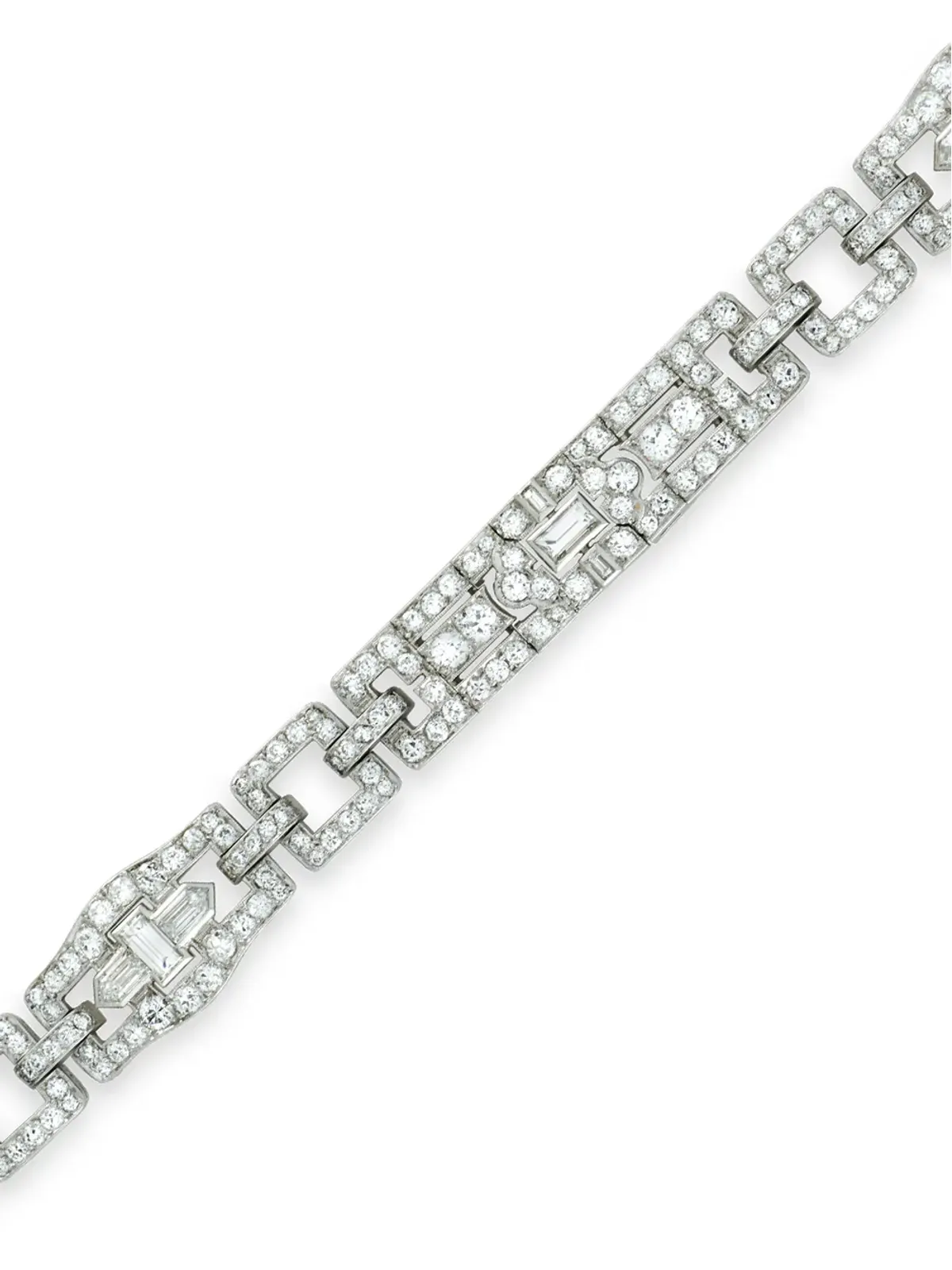Cartier 中古 アールデコ ダイヤモンド ブレスレット - 画像2