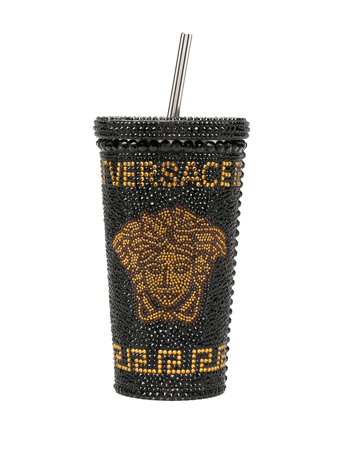 Versace Home メデューサ クリスタル装飾 トラベルカップ - 画像1