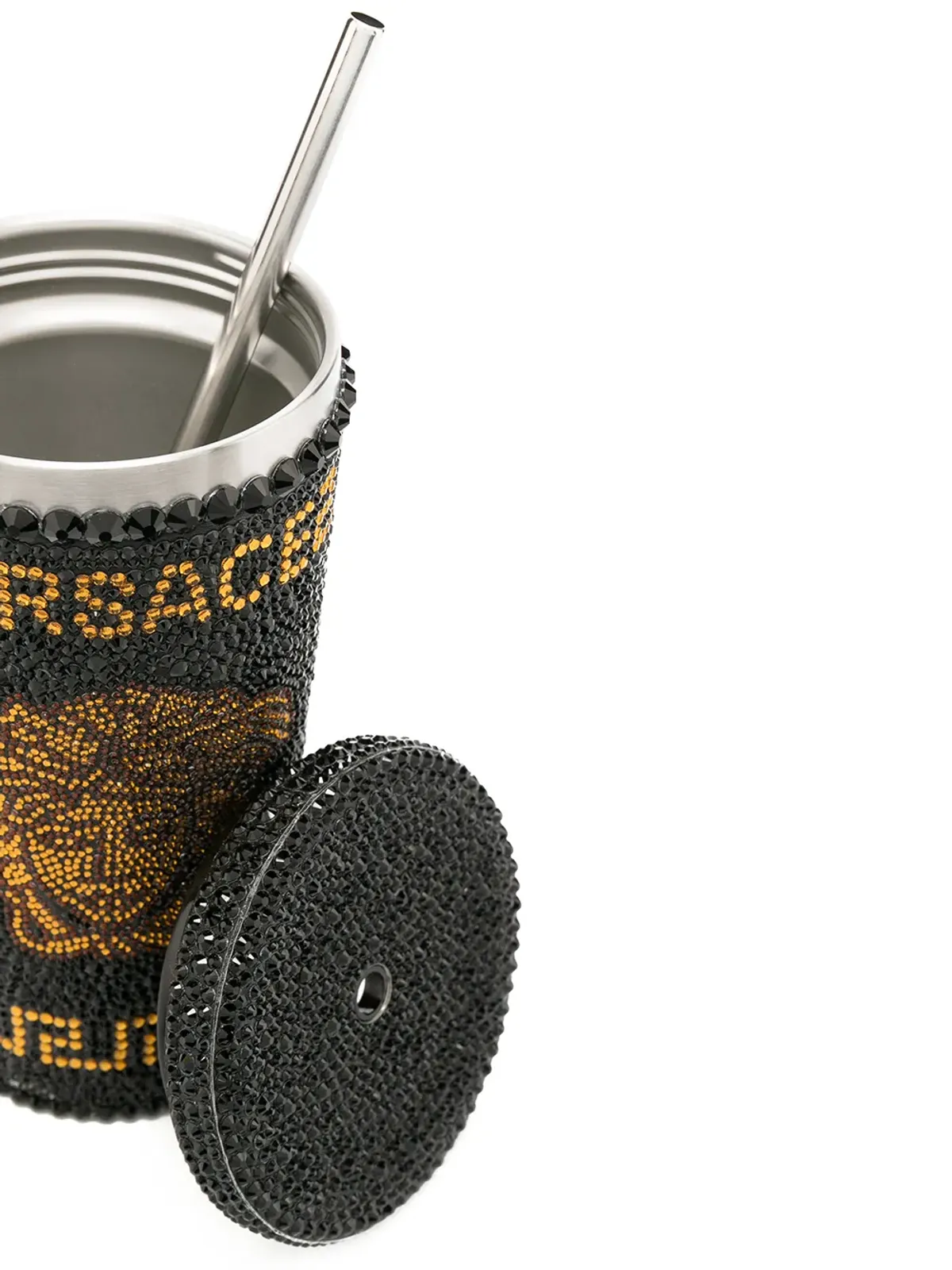Versace Home メデューサ クリスタル装飾 トラベルカップ - 画像3