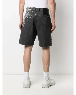 Diesel 染色加工デニムショーツ - グレー - サムネイル4