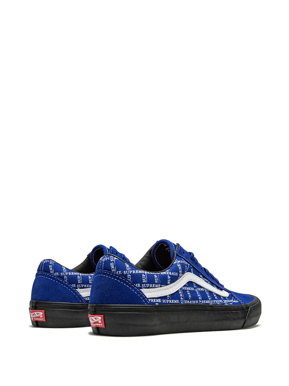 Vans x Supreme オールドスクール プロ グリッドロゴ ブルー スニーカー - 画像3