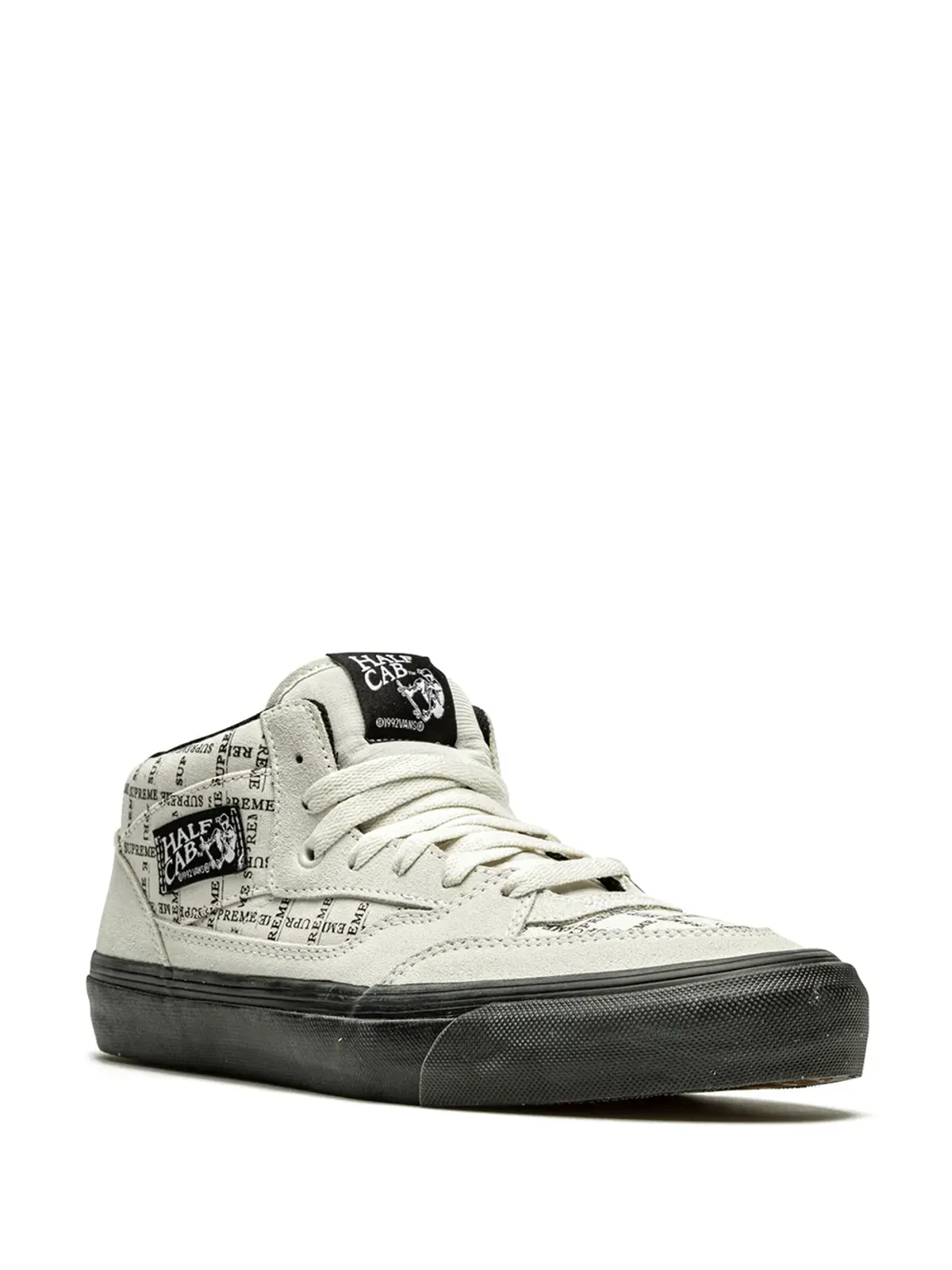 Vans ハーフキャブ プロ グリッドロゴ ホワイト スニーカー - 画像2