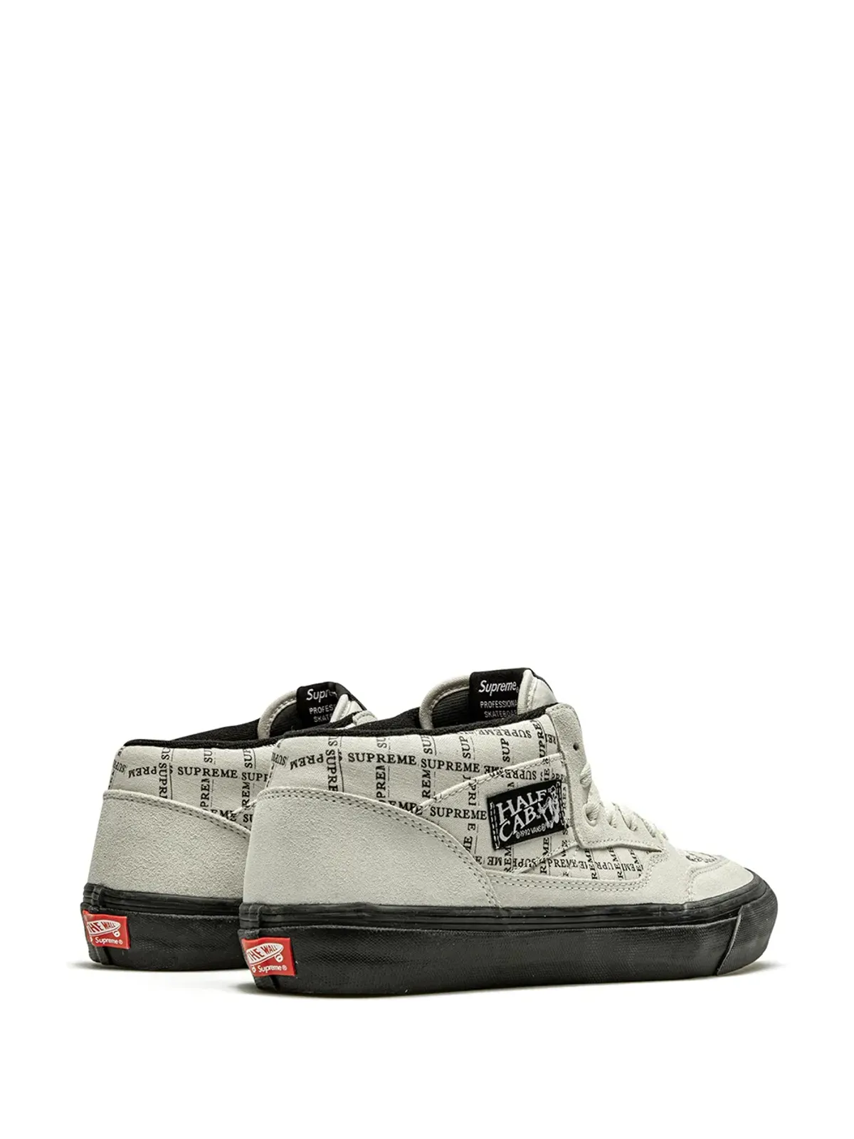Vans ハーフキャブ プロ グリッドロゴ ホワイト スニーカー - 画像3
