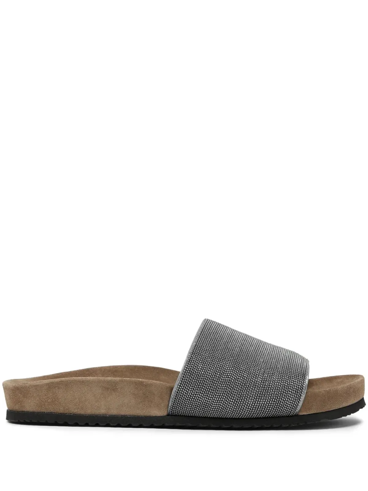 Brunello Cucinelli モニリ ヴァンプ スライド - シルバー - 画像1
