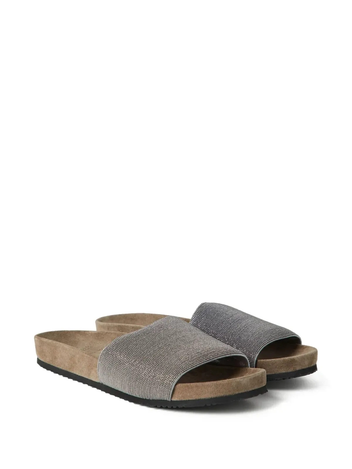 Brunello Cucinelli モニリ ヴァンプ スライド - シルバー - 画像2