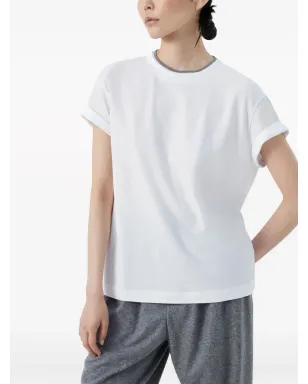 Brunello Cucinelli コントラストトリム Tシャツ - サムネイル3