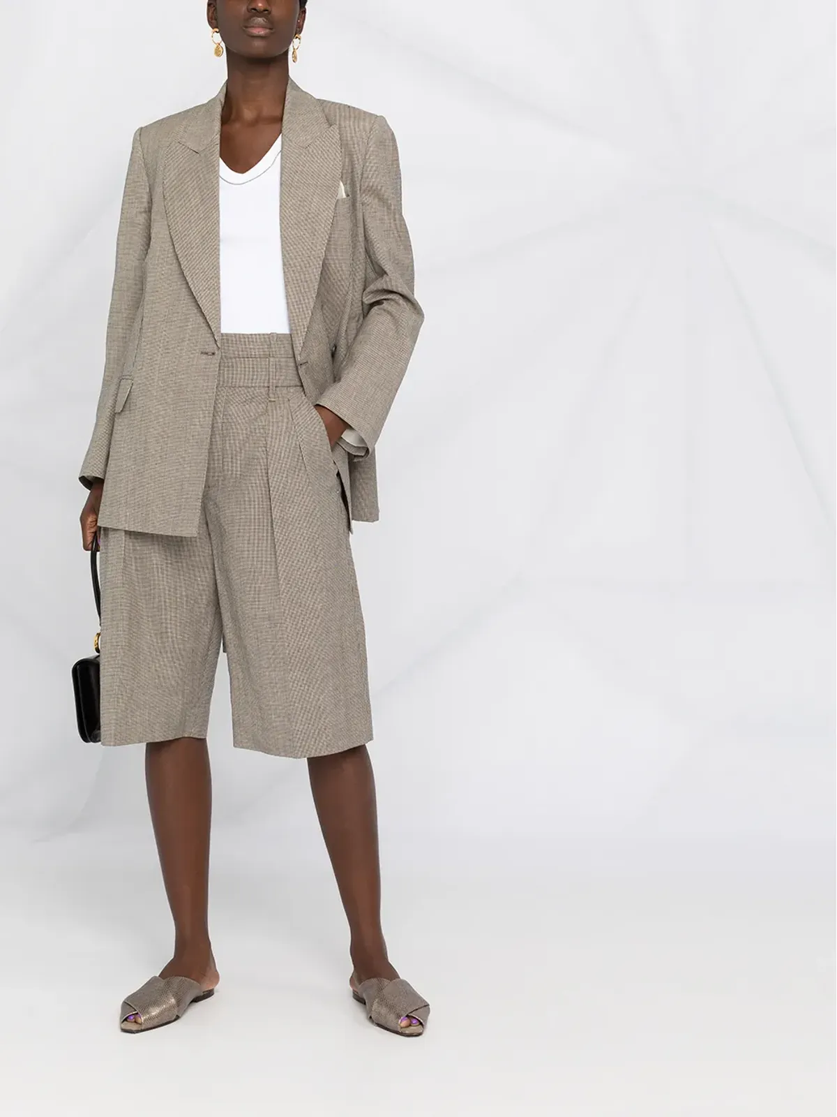 Brunello Cucinelli クリスタルディテール ベストトップ - 画像2