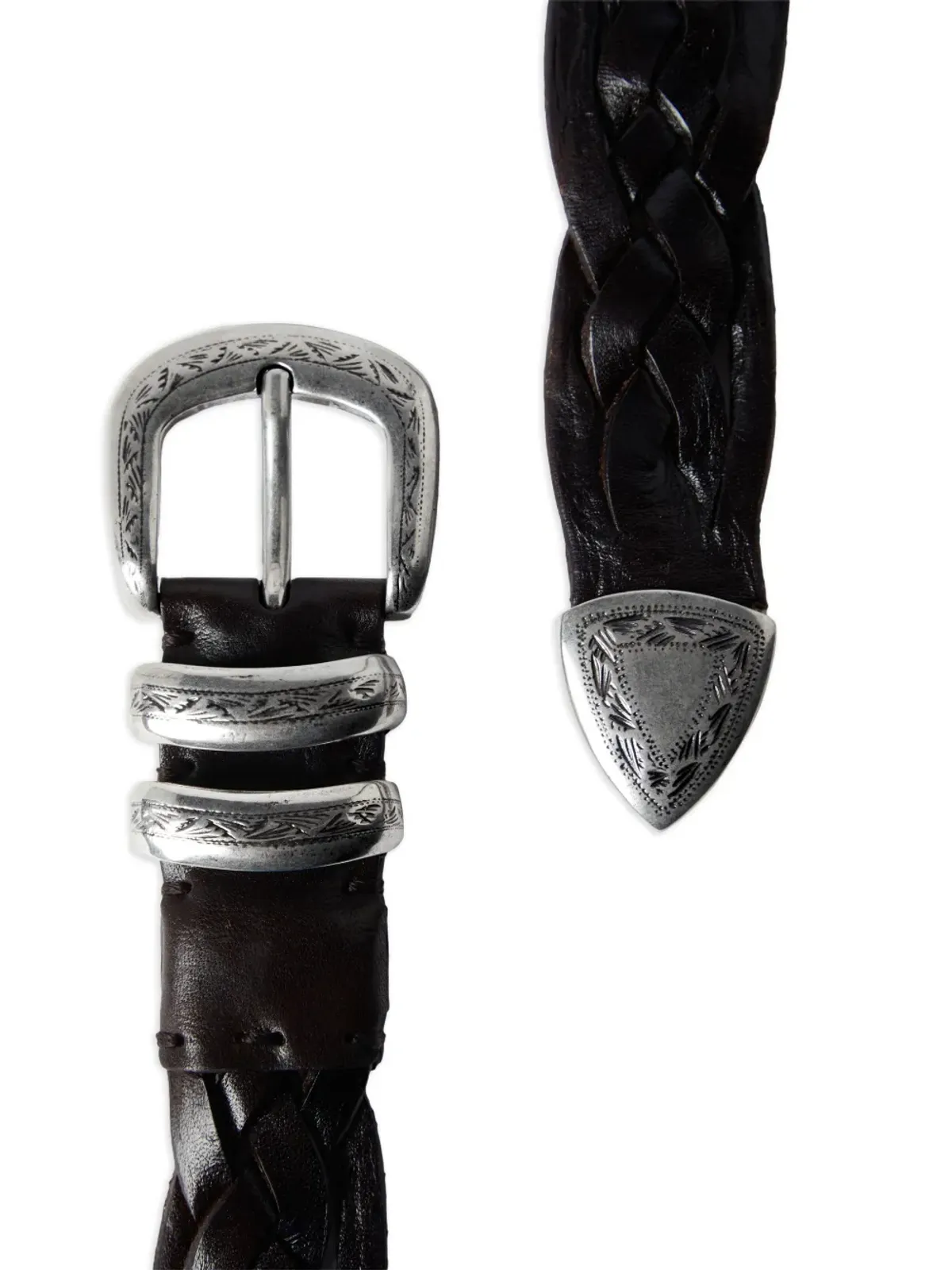 Brunello Cucinelli Mauta 編み込みベルト - 画像2