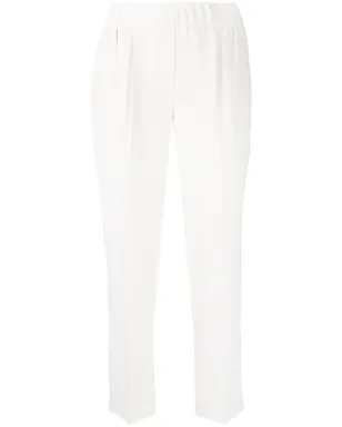 Brunello Cucinelli エラスティックテーパードパンツ - White - サムネイル1