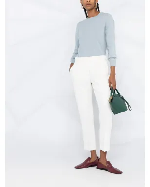 Brunello Cucinelli エラスティックテーパードパンツ - White - サムネイル2