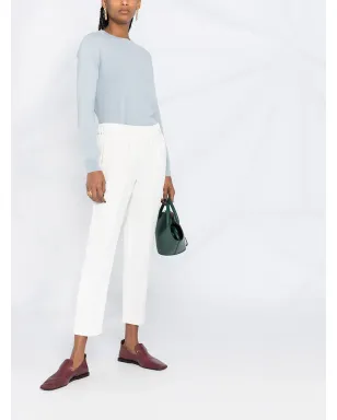 Brunello Cucinelli エラスティックテーパードパンツ - White - サムネイル4