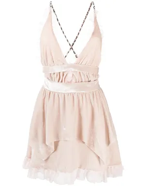 Philosophy Di Lorenzo Serafini フリル付きライトウェイトフレアドレス - サムネイル1