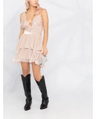 Philosophy Di Lorenzo Serafini フリル付きライトウェイトフレアドレス - サムネイル2