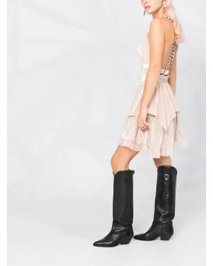 Philosophy Di Lorenzo Serafini フリル付きライトウェイトフレアドレス - サムネイル4