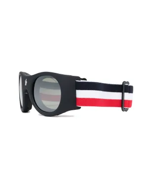 Moncler Eyewear ラウンドゴーグルサングラス - サムネイル2