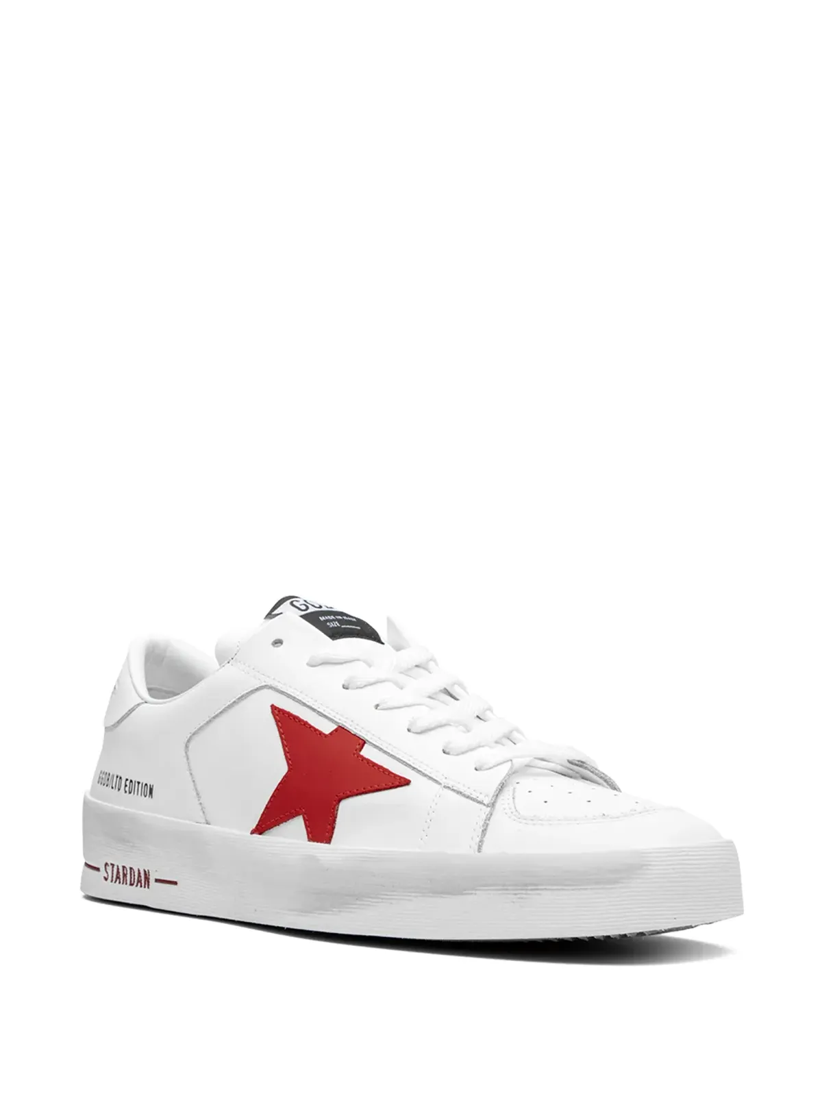 Golden Goose Stardan LTD ホワイトレザー スニーカー - 画像2