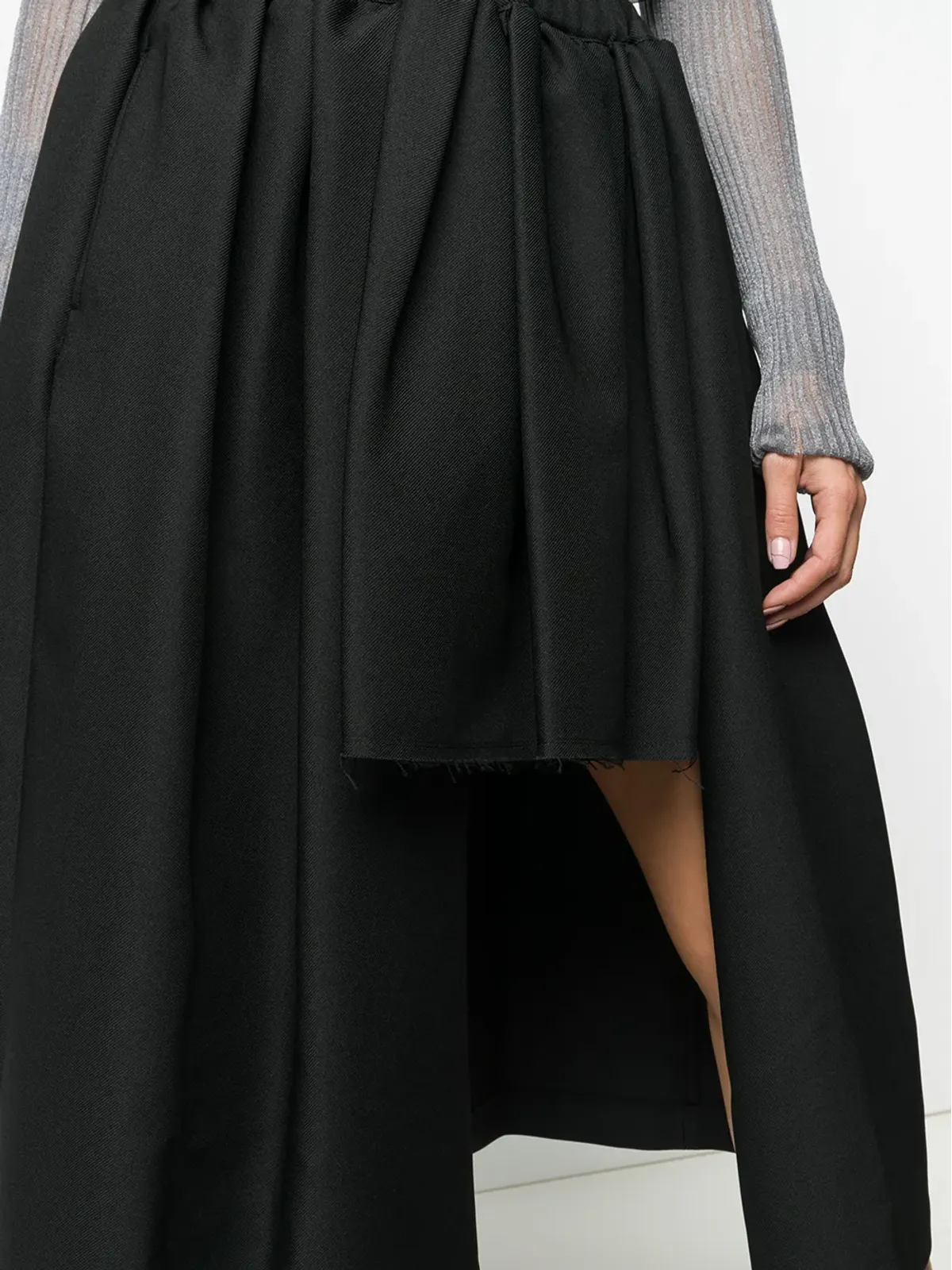 Comme Des Garçons Comme Des Garçons 非対称フレアスカート - 画像5