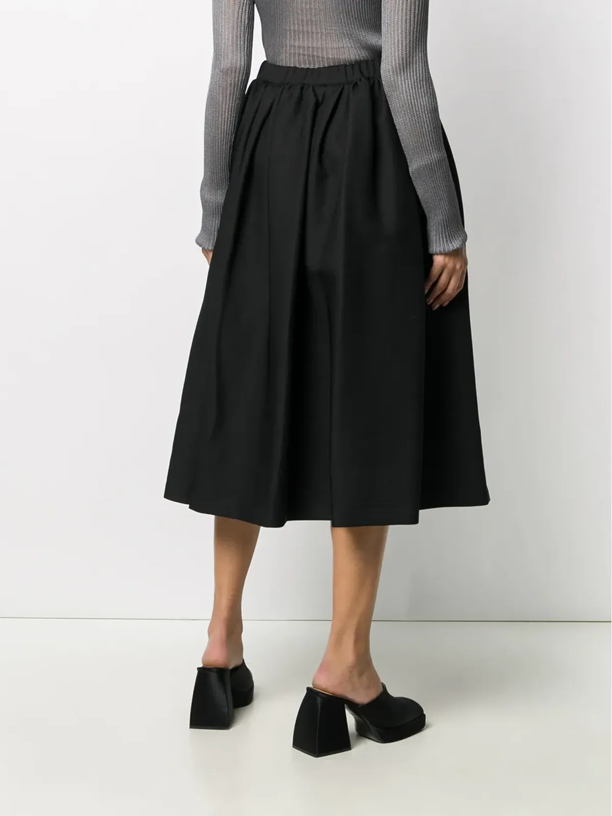Comme Des Garçons Comme Des Garçons 非対称フレアスカート - 画像4