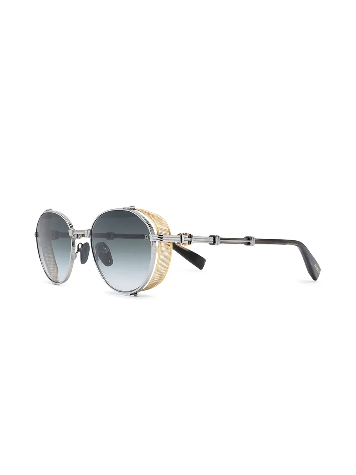Balmain Eyewear x Akoni ラウンドグラデーションレンズ サングラス - シルバー - 画像2