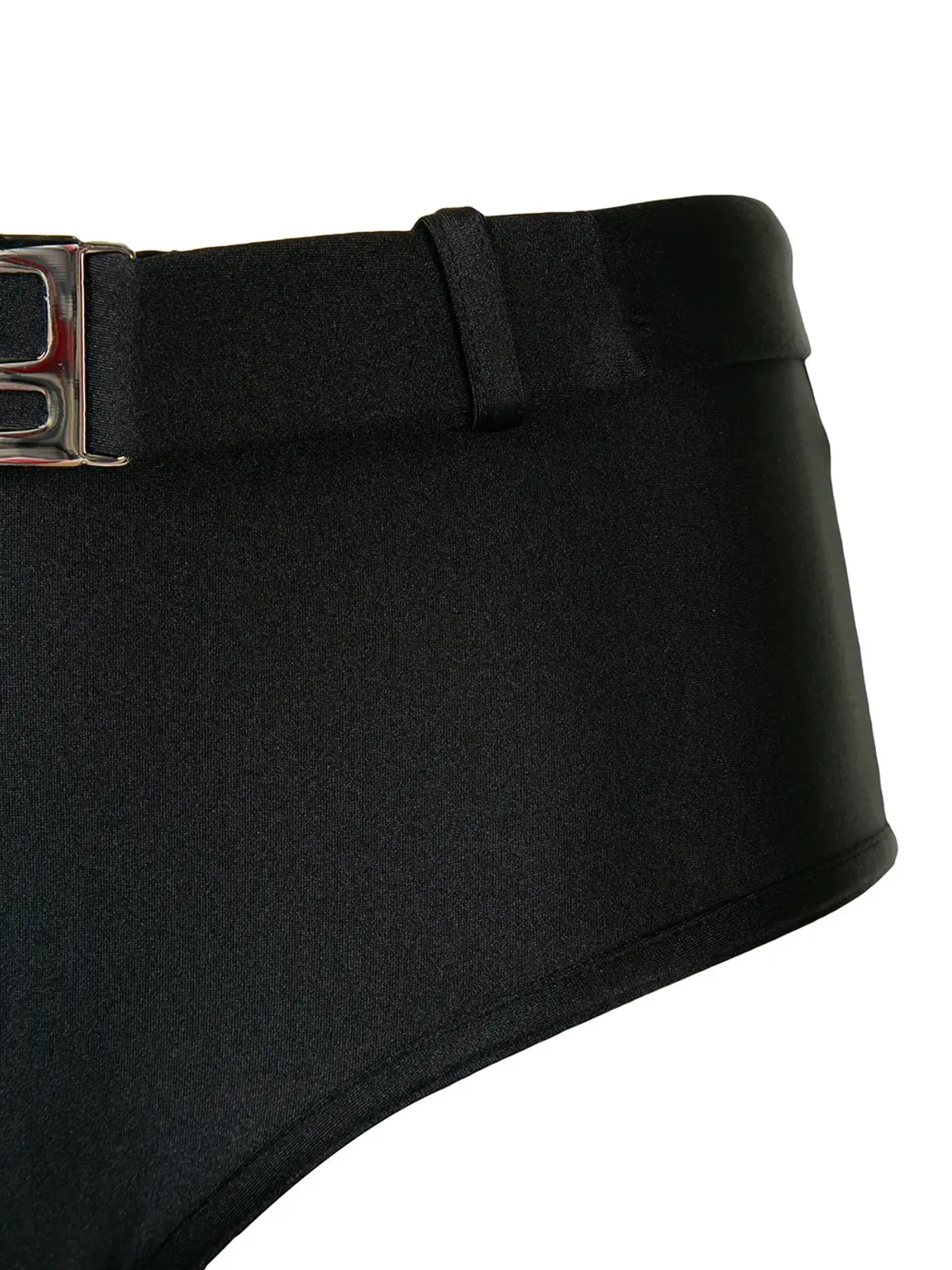 Fendi Pre-Owned FF ロゴプレート付きビキニ - ブラック - 画像4