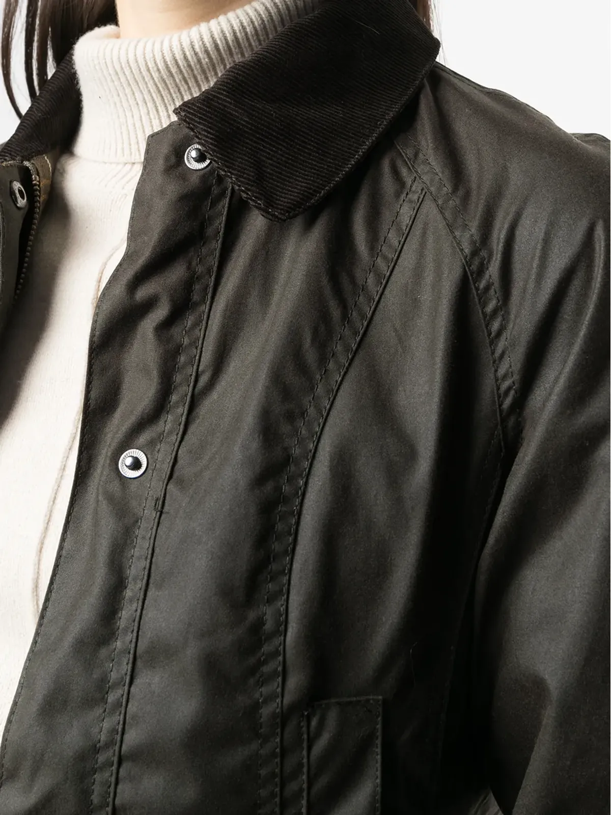 Barbour Beadnell ワックスコットン ジャケット - 画像5