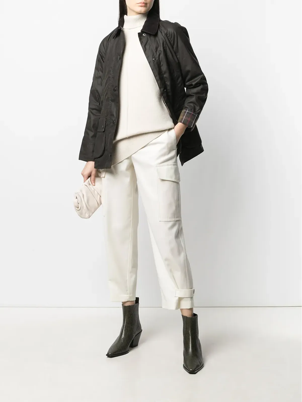Barbour Beadnell ワックスコットン ジャケット - 画像2