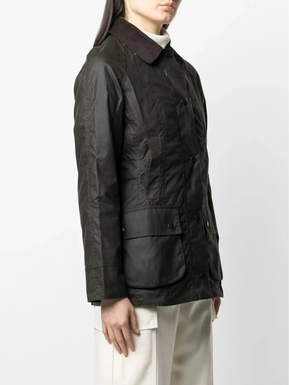 Barbour Beadnell ワックスコットン ジャケット - 画像3