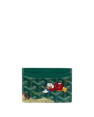 Goyard Pre-Owned スクルージ・マックダック カードホルダー - グリーン - サムネイル1