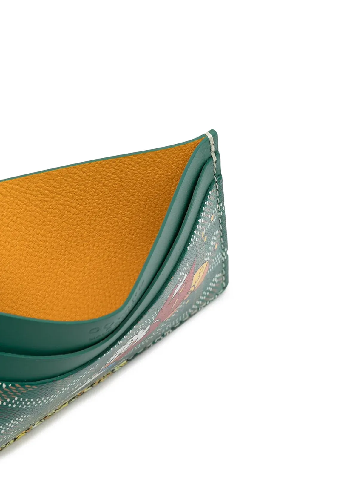 Goyard Pre-Owned スクルージ・マックダック カードホルダー - グリーン - 画像3