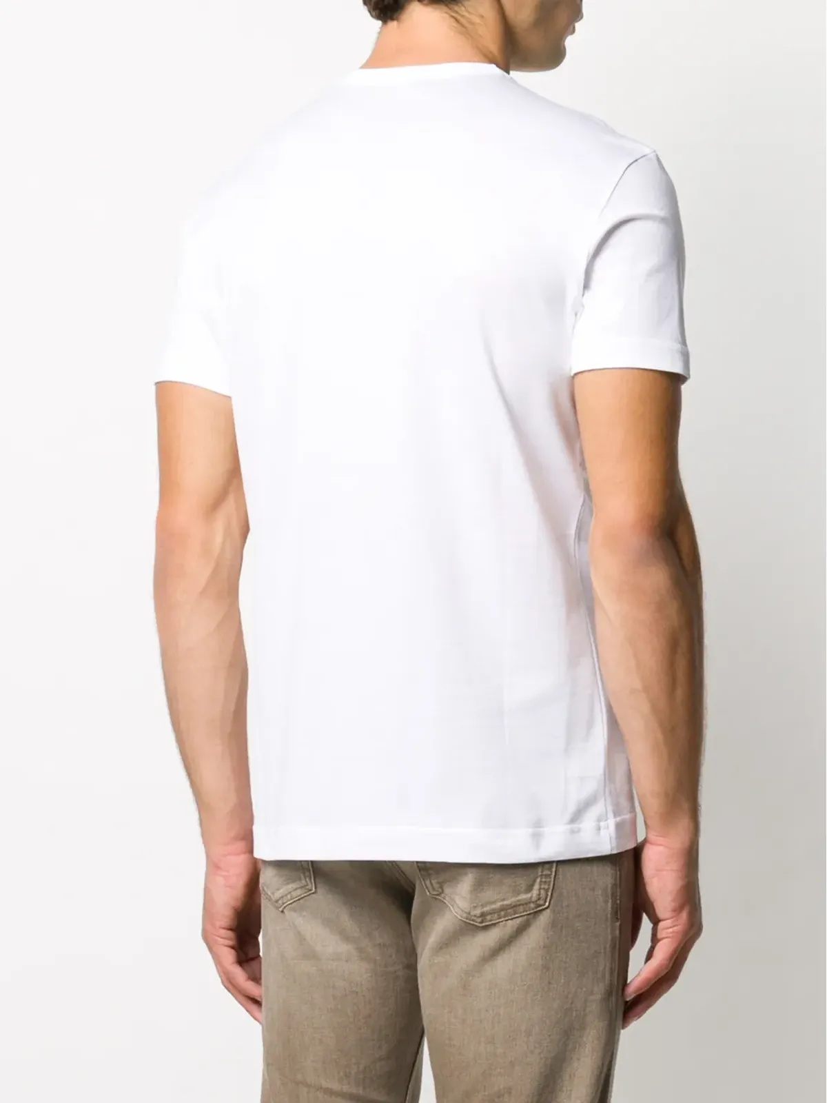 Dolce & Gabbana ビーズ付きロゴ Tシャツ - White - 画像4