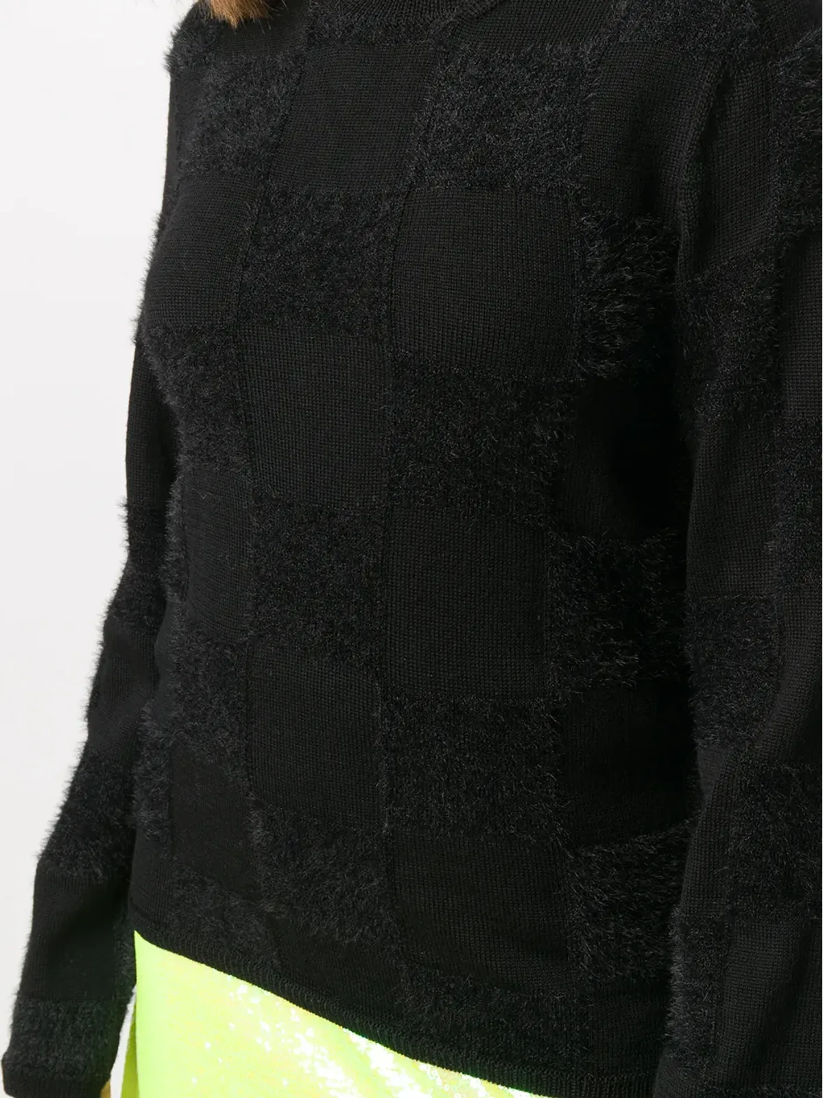 Comme Des Garçons Comme Des Garçons テクスチャードスクエアニットセーター - 画像5