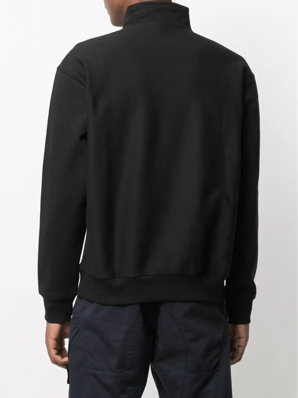 Carhartt WIP ショートジップ ロゴ スウェットシャツ - 画像4