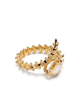 Shaun Leane 18K イエローゴールド ダイヤモンド Serpents Trace ラップリング - サムネイル1