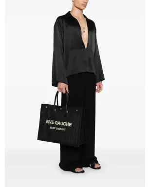 Saint Laurent Rive Gauche トートバッグ - ブラック - サムネイル2