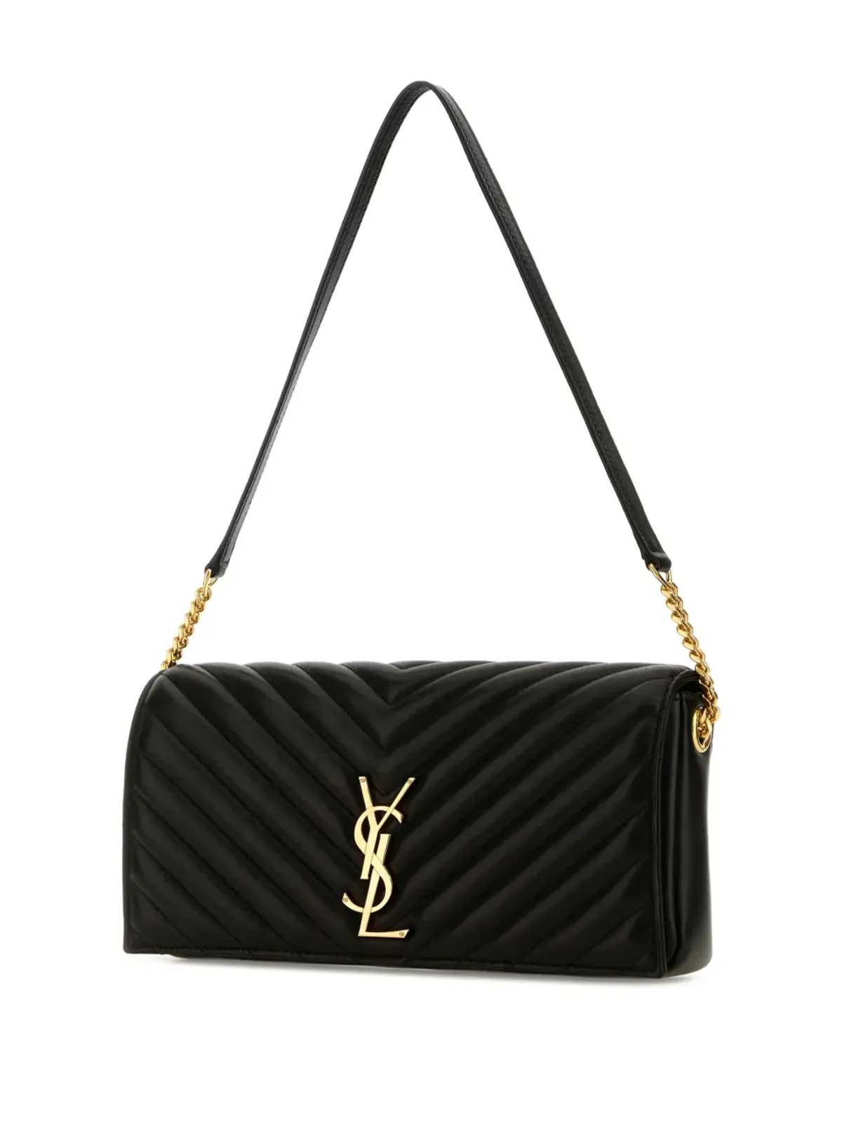 Saint Laurent Kate 99 キルティングショルダーバッグ - ブラック - 画像3