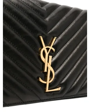 Saint Laurent Kate 99 キルティングショルダーバッグ - ブラック - サムネイル4