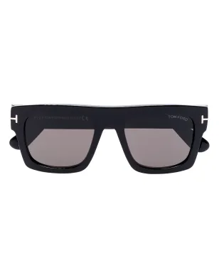 TOM FORD Eyewear FT0711 スクエアフレームサングラス - ブラック - サムネイル1