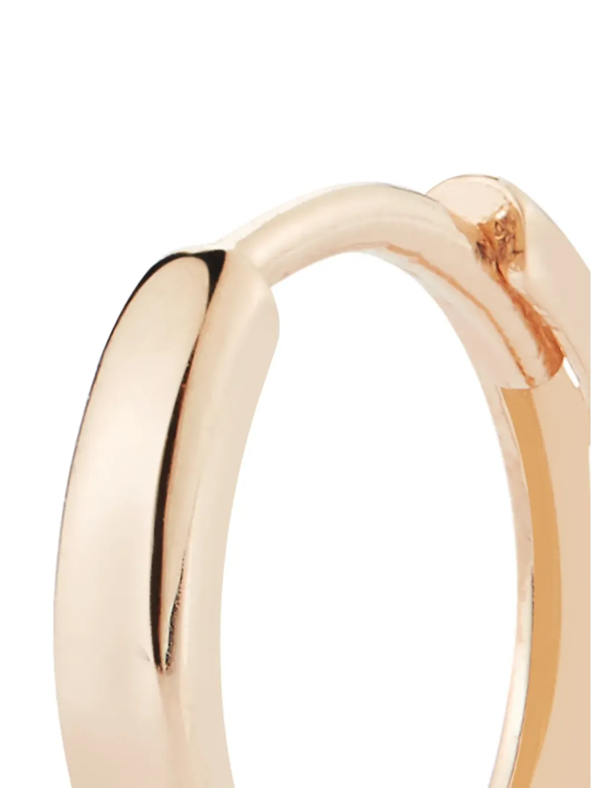 Mateo 14kt ローズゴールド ハギー・フープ ピアス - ピンク - 画像2